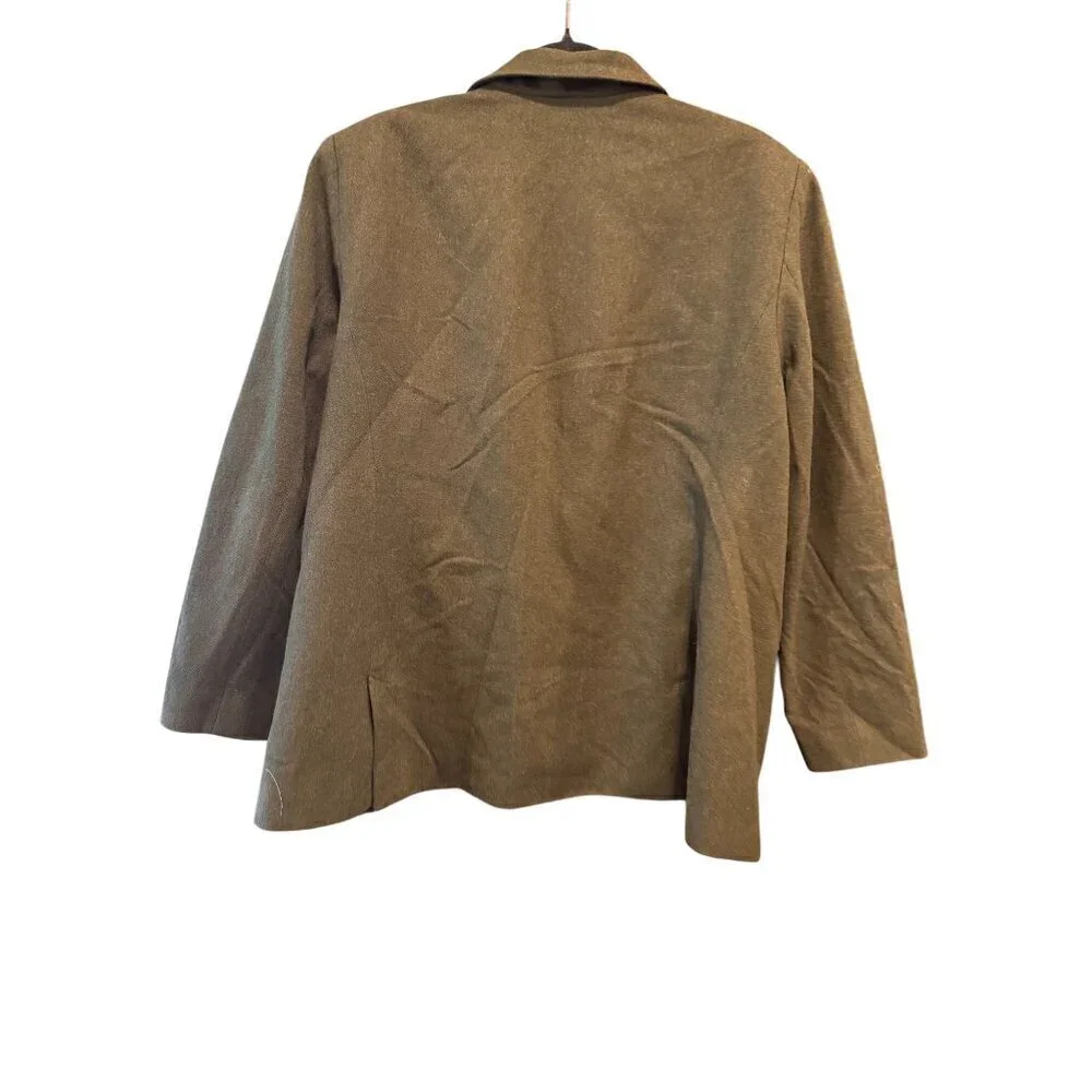 Pendleton  Olive Green 100% Virgin Wool  Blazer Jacket Women's Size 14W